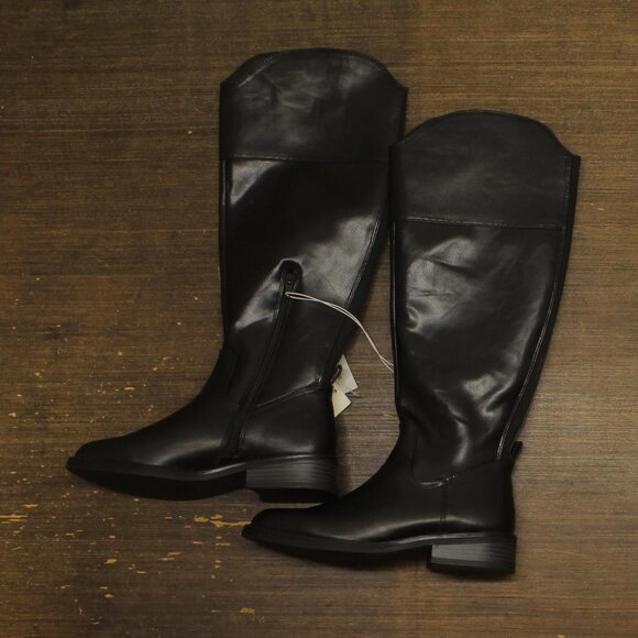 NWT A New Day Womens Sienna Tall Dress Boots 88391446 Black 8M - Picture 4 of 10